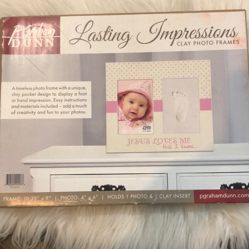 P. Graham DUNN lasting impressions CLAY PHOTO /PICTURE FRAMES